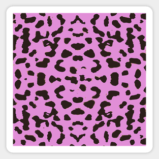 Pink Leopard Print Cheetah Pattern Animal Lover Pattern Leopard Sticker